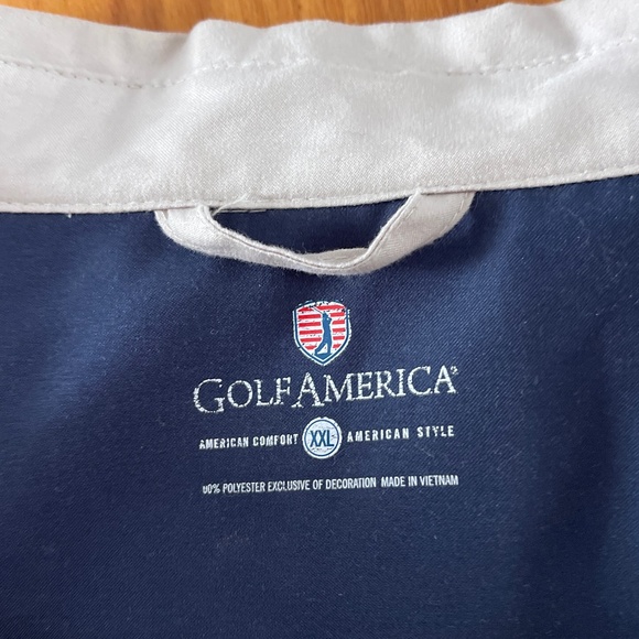 Golf America Men's Lightweight Zip Front Jacket Windbreaker Size XXL - Picture 2 of 4